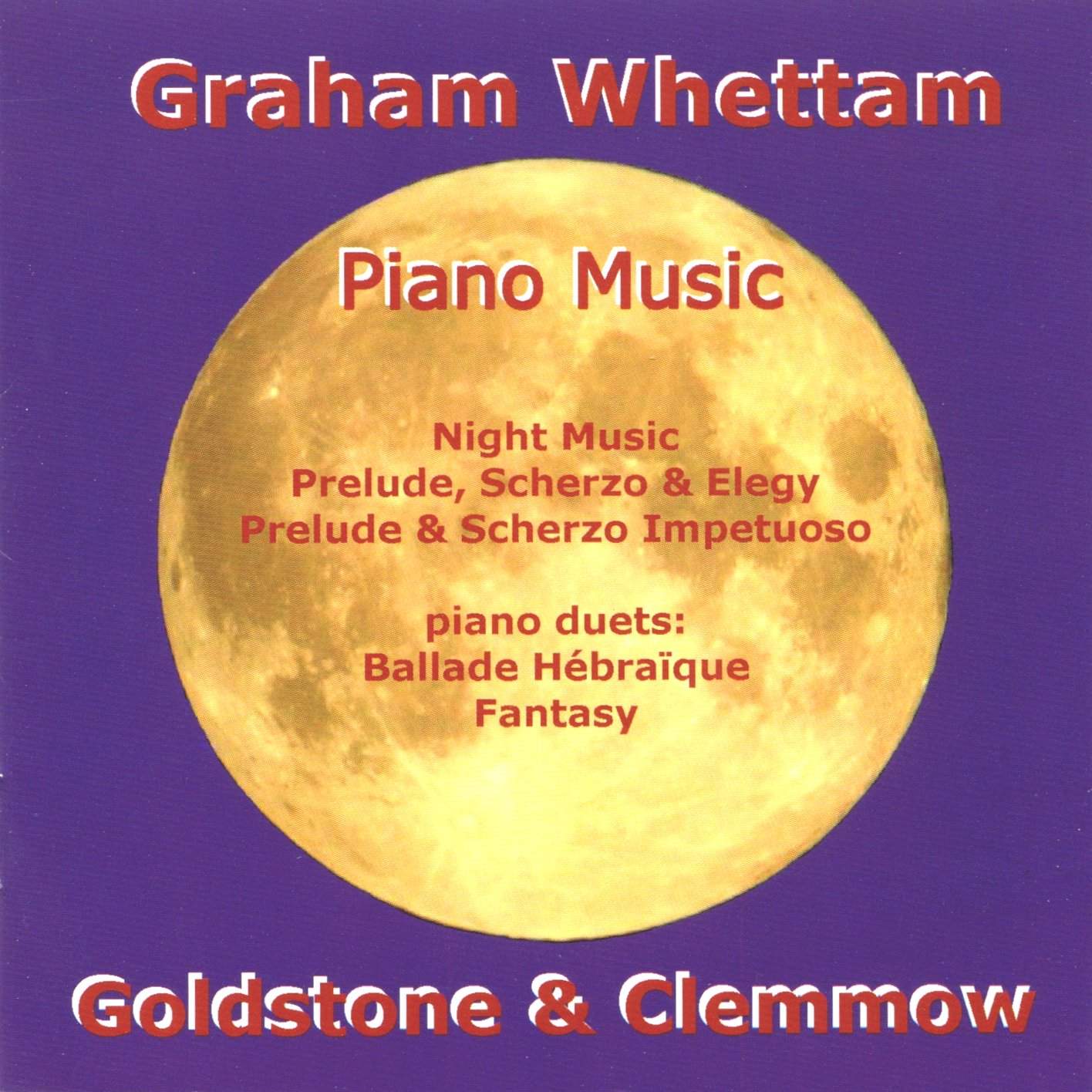 Graham Whettam Piano Music