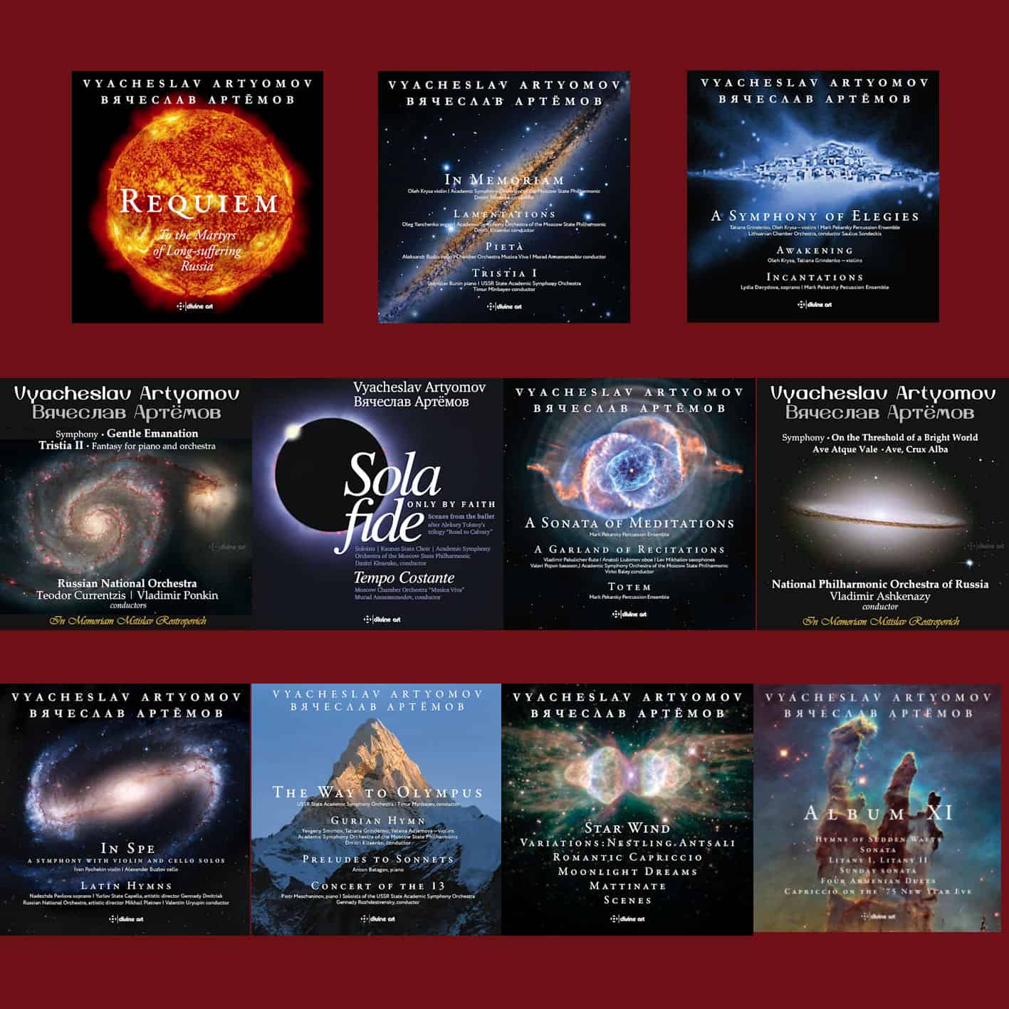 Vyacheslav Artyomov – Retrospective Series (discount set)